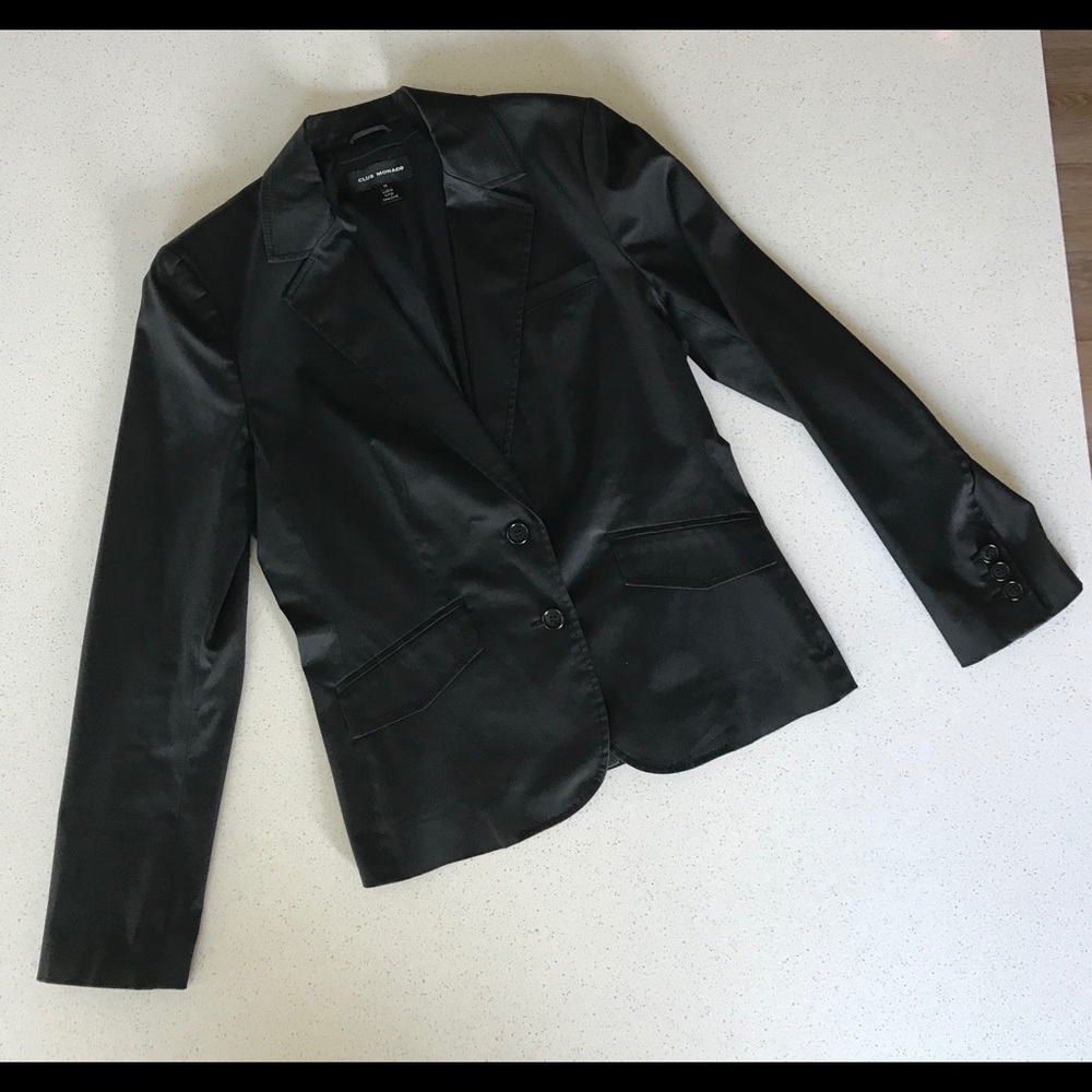 Dress up any outfit with this perfect black Jacket